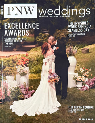 Winning Best Floral Preservation Artist in the Pacific Northwest Weddings Excellence Issue